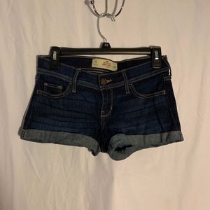 Hollister Denim Cuffed Shorts